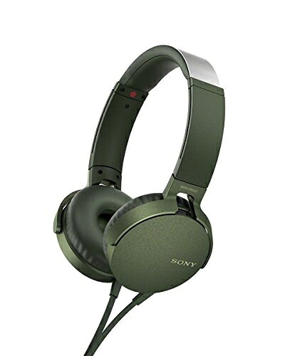 【中古】 ソニー ヘッドホン 重低音モデル MDR-XB550AP : 折りたたみ式 リモコン・マイク付き グリーン MDR-XB550AP G|ベアホームズ