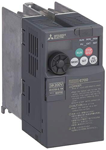 【中古】 三菱電機 小型パワフルインバータ FR-E720-0.75K 19,580円