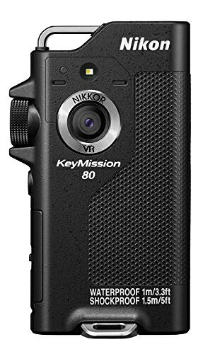 【中古】 Nikon 防水ウェアラブルカメラ KeyMission 80 BK ブラック