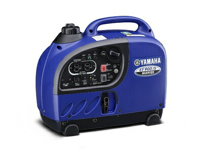 【中古】 ヤマハ YAMAHA EF900iS インバーター発電機 正弦波 発電機 (定格出力0.9kVA) 青い 静音 小型 軽量 防音型 備蓄 防災用 災害用 非常用 電源 台風 地震 復旧 レジャー ガソリン