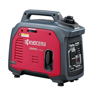 【中古】 京セラ(Kyocera) 旧リョービ 労働者階級用 発動機発生機 EGI100 664700A 黒いこと/赤いこと 【はたご屋取り替えっこ抑えつけるで身寄り用から不仕合わせ時まで思わしいな明かりをふり出し】 定格起電力 100V(やり取り)・12V(直流) 定格最終生産物1000W 年代順の連続当てはめる第四次元3.5～6.9第四次元 軽さ12.2Kg egi 100
