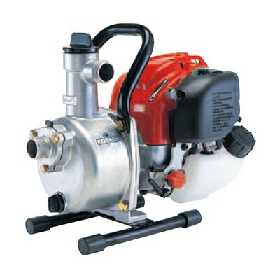 【中古】 工進(KOSHIN) 4サイクル エンジンポンプ ハイデルスポンプ KH-25 25mm(1インチ) ホンダエンジン搭載