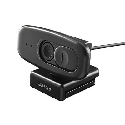 【中古】 バッファロー 200万画素 WEBカメラ 広角120°マイク内蔵（ブラック） BSW500MBK
