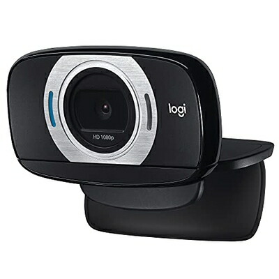 【中古】 ロジクール Webカメラ C615n フルHD 1080P ストリーミング オートフォーカス 自動光補正 折りたたみ式 プラグアンドプレイ 三脚 ネジ穴付き ブラック ウェブカメラ ウェブカム PC Mac ノートパソコン Zoom Skype 国内正規品 間無償