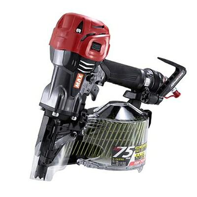 【中古】 MAX 高圧コイルネイラ HN-75N4(D)-G クールグレー (HN91013)