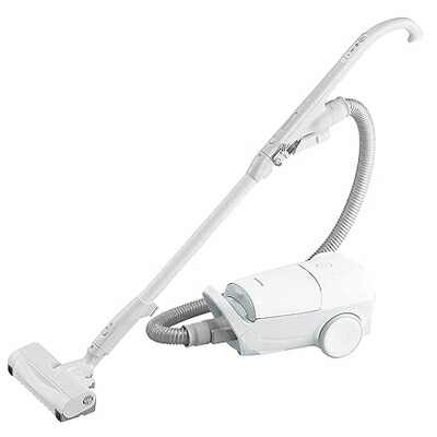【中古】 パナソニック 掃除機 紙パック式 軽量 からまないブラシ 抗菌 クリーンセンサー 親子ノズル搭載 ホワイト MC-JP860K-W