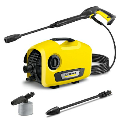 【中古】 ケルヒャー(Karcher) 高圧洗浄機 K2サイレント 静音機能 軽量 小型 コンパクト収納 簡単接続 付属品充実 ハイパワーなノズル 洗車 泥 花粉除去効果 黄砂 (50/60Hz) 1.600-920.0