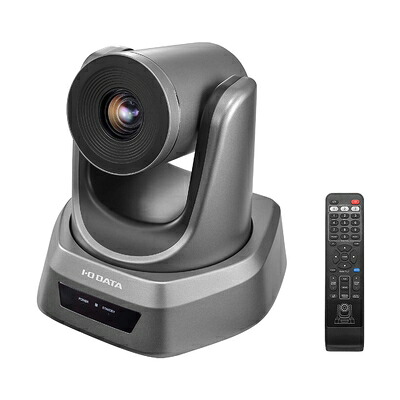【中古】 アイ・オー・データ USBカメラ 8倍光学ズーム パン・チルト対応 リモコン操作 ウェブカメラ Full HD オートフォーカス Web会議 Chromebook対応 Zoom/Teams/Skype対応 日本メーカー TC-PC8Z