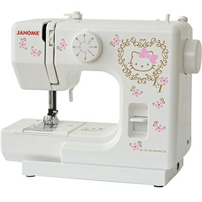 【中古】 ジャノメ JANOME サンリオ ハローキティ 電動ミシン コンパクト KT-35画像