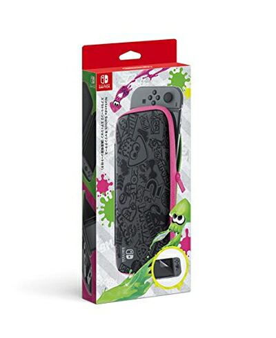 【中古】 【任天堂純正品】Nintendo Switchキャリングケース スプラトゥーン2エディション (画面保護シート付き)｜ベアホームズ