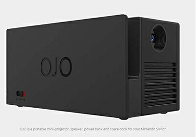【中古】 ニンテンドースイッチ用プロジェクター『OJO Projector + 専用キャリーケース set』 - Switch