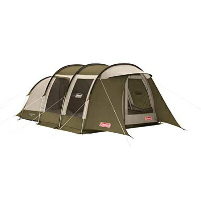 【中古】 コールマン(Coleman) テント 5人用 キャンプ&ハイキング トンネル2ルームハウス LDX オリーブ/サンド スタートパッケージ 2000033801