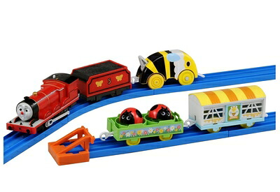 【中古】 プラレール トーマス ジェームスとみつばちおいかけっこ貨車セット｜ベアホームズ