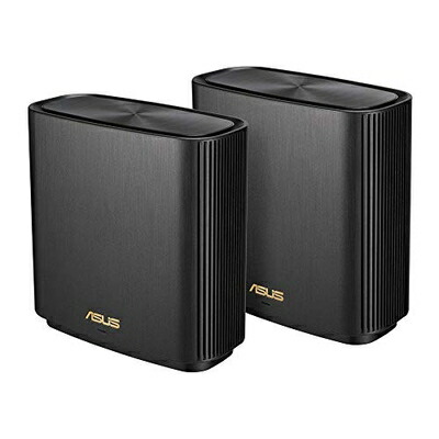 【中古】 ASUS 無線LAN 無線電話 ルータ 無線LAN6 1201+4804+574Mbps トライバンドメッシュ ZenWiFi AX (XT8) (黒) 2 容器に並べる 【510?/6お座敷以上 】【なおなお書き5/Nintendo Switch/iPhone/android 相応う】