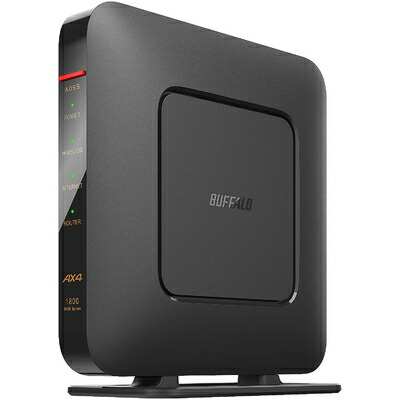 【中古】 緩衝装置置き目無線LAN ルータ無線電話ローカルエリアネットワーク 最新標準尺度 Wi-Fi6 11ax / 11ac AX1800 574+1200Mbps日本製造会社【iPhone12/11/iPhone SE(第二時人) なおなお書き5 製造会社動くこと見さだめる済み】WSR-1800AX4/NBK