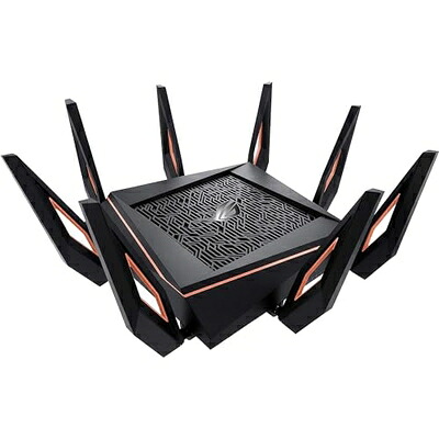 【中古】 ASUS WiFi 無線ルーター WiFi6 4804+4804+1148Mbps トライバンドゲーミング GT-AX11000 メッシュ機能付 3階建 / 4LDK PS5/Nintendo Switch/iPhone/android 対応