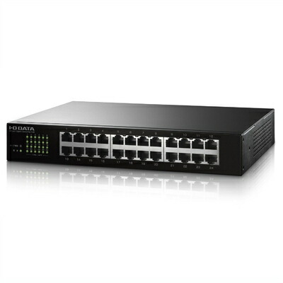 【中古】 アイ・オー・データ IODATA スイッチングこしき 24界面 ギガビット相応う 節電 省エネ 繰り返しさぐり当てる ワット数内蔵 金属元素筐体 日本製造業者 ETG-ESH24NC