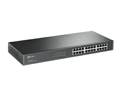 【中古】 TP-Link スイッチングハブ Giga対応 10/100/1000Mbps 24ポート 金属筐体 5年 TL-SG1024