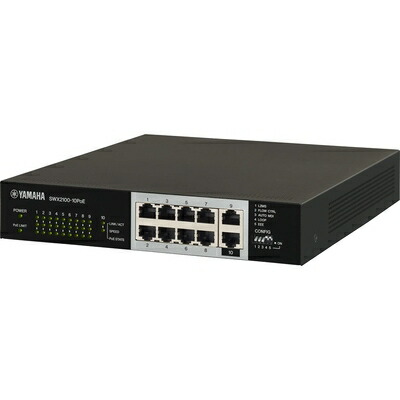 【中古】 ヤマハ 分かりやすいL2 PoE 取り替えっこ SWX2100-10PoE