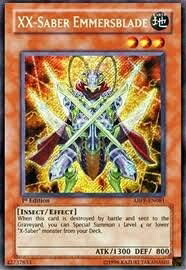 【中古】 遊戯王 英語 ＸＸ－セイバー エマーズブレイド シークレットレア 1ST