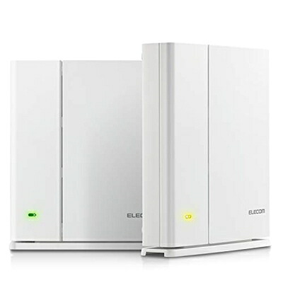 【中古】 エレコム メッシュ 無線LANルータ 無線電話ローカルエリアネットワーク 867 + 400 Mbps デュアルダンス楽隊 親機+中継ぎ器仕かける e-Mesh 日本製造会社 【iPhone11 / iPhoneSE2 製造会社動くこと見さだめる済み】 WMC-DLGST2-W