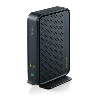 【中古】 エレコム 無線LANルーター Wi-Fi6対応 4804+574Mbps 11ax DXアンテナ監修内蔵アンテナ搭載 ワイドバンド5GHz 160MHz対応 ブラック WRC-X5400GS-B