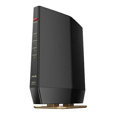 【中古】 バッファロー WiFi 無線LAN Wi-Fi 6 11ax AX6000 4803+1147Mbps 日本メーカー 【 iPhone 15 / 14 / iPhone SE (第三世代) / Nintendo Switch / PS5 動作確認済み 】 スマート 引っ越し エコパッケージ WSR-6000AX8P/NMB｜ベアホームズ