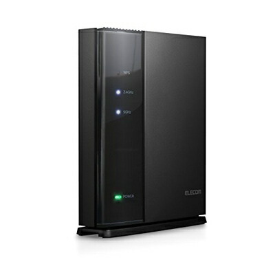 【中古】 エレコム WiFi ルーター 無線LAN 11ac 1733+800Mbps トレンドマイクロセキュリティ DXアンテナ監修内蔵アンテナ搭載 WRC-2533GSTA