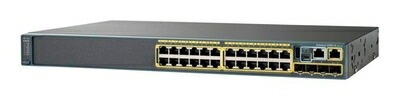 【中古】 Cisco Systems Cisco Catalyst WS-C2960X-24TS-L - Switch - managed - 24 x 10/100/1000 + 4 x Gigabit SFP
