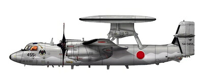 【中古】 ホビーマスター 1/72 E-2C ホークアイ 航空自衛隊 飛行警戒監視群 第601飛行隊 三沢基地 完成品