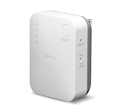 【中古】 BUFFALO WiFi 無線LAN 中継機 WEX-733DHP 11ac 433+300Mbps コンセント直挿しモデル 【iPhoneX/iPhoneXSシリーズ メーカー動作確認済み】