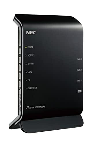 【中古】 NEC Aterm 無線LAN WiFi ルーター Wi-Fi 5 (11ac) メッシュ中継機能搭載 2 ストリーム (5GHz 帯 / 2.4GHz 帯) AM-AG1200HP4 【 iPhone 14 / 13 / SE/Nintendo Switch メーカー動作確認済み】 6,850円