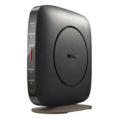 【中古】 BUFFALO 無線LAN 無線電話ローカルエリアネットワーク ルータ WSR-A2533DHP3-BK 11ac ac2600 1733+800Mbps デュアルダンス楽隊 IPv6相応う 日本製造会社 4LDK 3階建向け【iPhone13/12/11/iPhone SE(第二時人) 製造会社動くこと見さだめる済み】