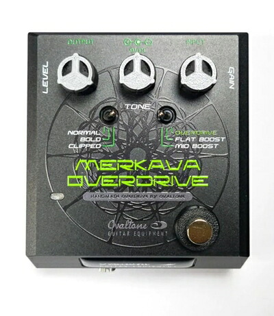 【中古】 Ovaltone/MERKAVA OVERDRIVE メルカバオーバードライブ オーヴァルトーン ブースター オーバードライブ