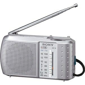 【中古】 SONY FM/AMハンディーポータブルラジオ ICF-9
