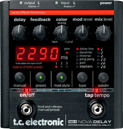 【中古】 tc electronic プログラマブル ディレイ ND-1 NOVA DELAY