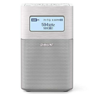 【中古】 ソニー(SONY) ホームラジオ SRF-V1BT : FM/AM/ワイドFM/Bluetooth対応 ホワイト SRF-V1BT W｜ベアホームズ