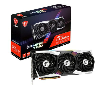【中古】 MSI Radeon RX 6900 XT GAMING Z TRIO 16G グラフィクスゲーム盤 VD7690
