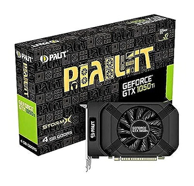 【中古】 Palit NVIDIA GeForce GTX1050Ti 4GB STORMX (NE5105T018G1-1070F) 映像媒体歌留多 PCパーツ-グラフィックボード-パソコン・周辺機器