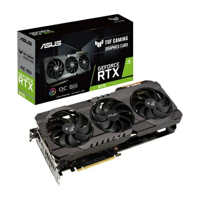 【中古】 ASUS NVIDIA GeForce RTX 3070 積み上げる トリプルファンモデル 8G TUF-RTX3070-O8G-GAMING