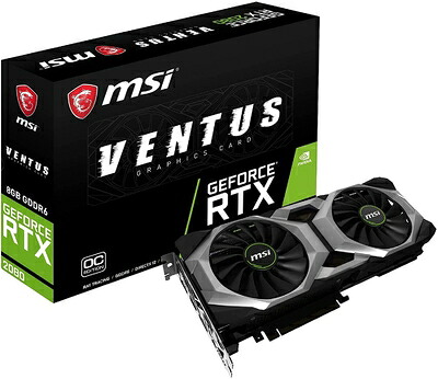 【中古】 MSI GeForce RTX 2080 VENTUS 8G OC グラフィクスゲーム盤 VD6726