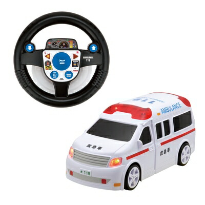 【中古】 ハピネット(Happinet) R/C うんてんしちゃお きゅうきゅうしゃ (対象年齢5歳～)