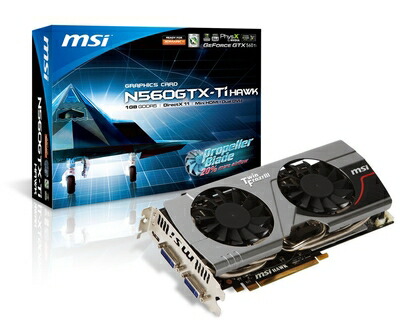 【中古】 MSI 映像媒体歌留多(VGA) NVIDIA続きもの GeForce GTX560 Ti N560GTX-Ti HAWK