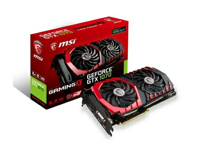 【中古】 GeForce GTX1070 8G Gaming X 55,044円