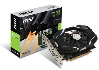 【中古】 MSI GeForce GTX 1060 6G OC グラフィックスボード VD6195
