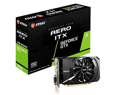 【中古】 MSI Gaming GeForce GTX 1650 128ビット HDMI/DP/DVI 4GB GDRR6 HDCP DirectX 12 VR相応う OC ITX グラフィクス歌留多 (GTX 1650 D6 AERO ITX OC)