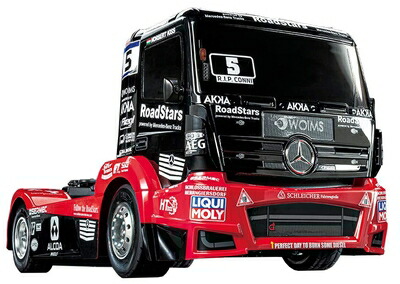 【中古】 タミヤ 1/14 XBシリーズ No.224 メルセデス・ベンツ アクトロス MP4 MBモータースポーツ (TT-01シャーシ TYPE-E) プロポ付き塗装済み完成モデル 57924