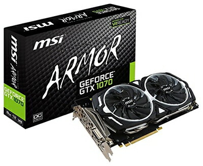 楽天市場】【中古】 MSI ARMOR 2X デュアルファン搭載 GeForce GTX