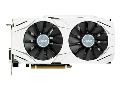 【中古】 ASUSTek NVIDIA GeForce GTX1060搭載ビデオカード オーバークロック メモリ6GB DUAL-GTX1060-O6G｜ベアホームズ
