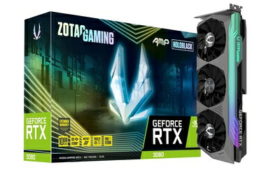 【中古】 ZOTAC GAMING GeForce RTX 3080 AMP Holo グラフィクスゲーム盤 ZT-A30800F-10P VD7435